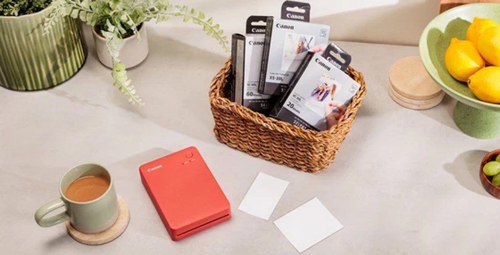 Canon Selphy Square QX20 červená integrovaná baterie